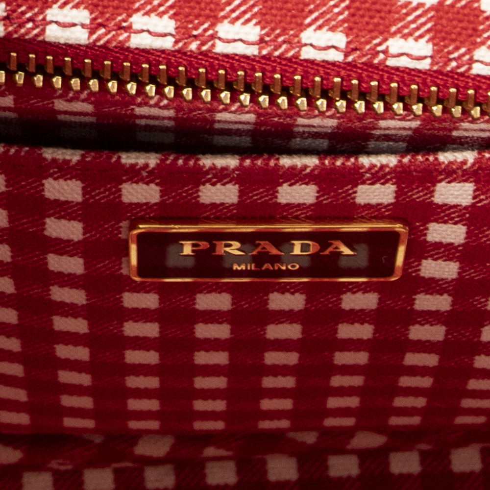 Prada Small Canapa Tote - Picture 10 of 10